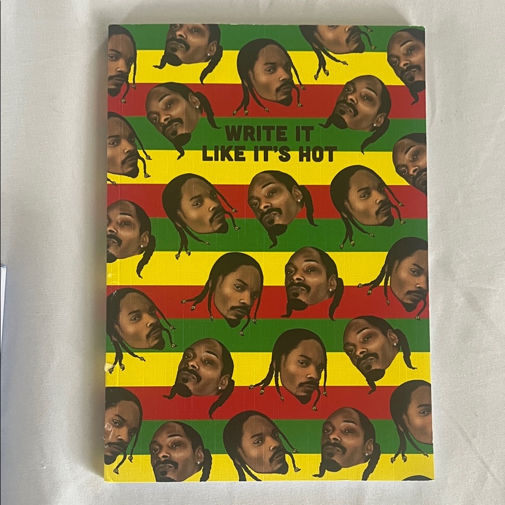 Write It Like It's Hot Snoop Dogg Notebook - Red/Yellow/Green